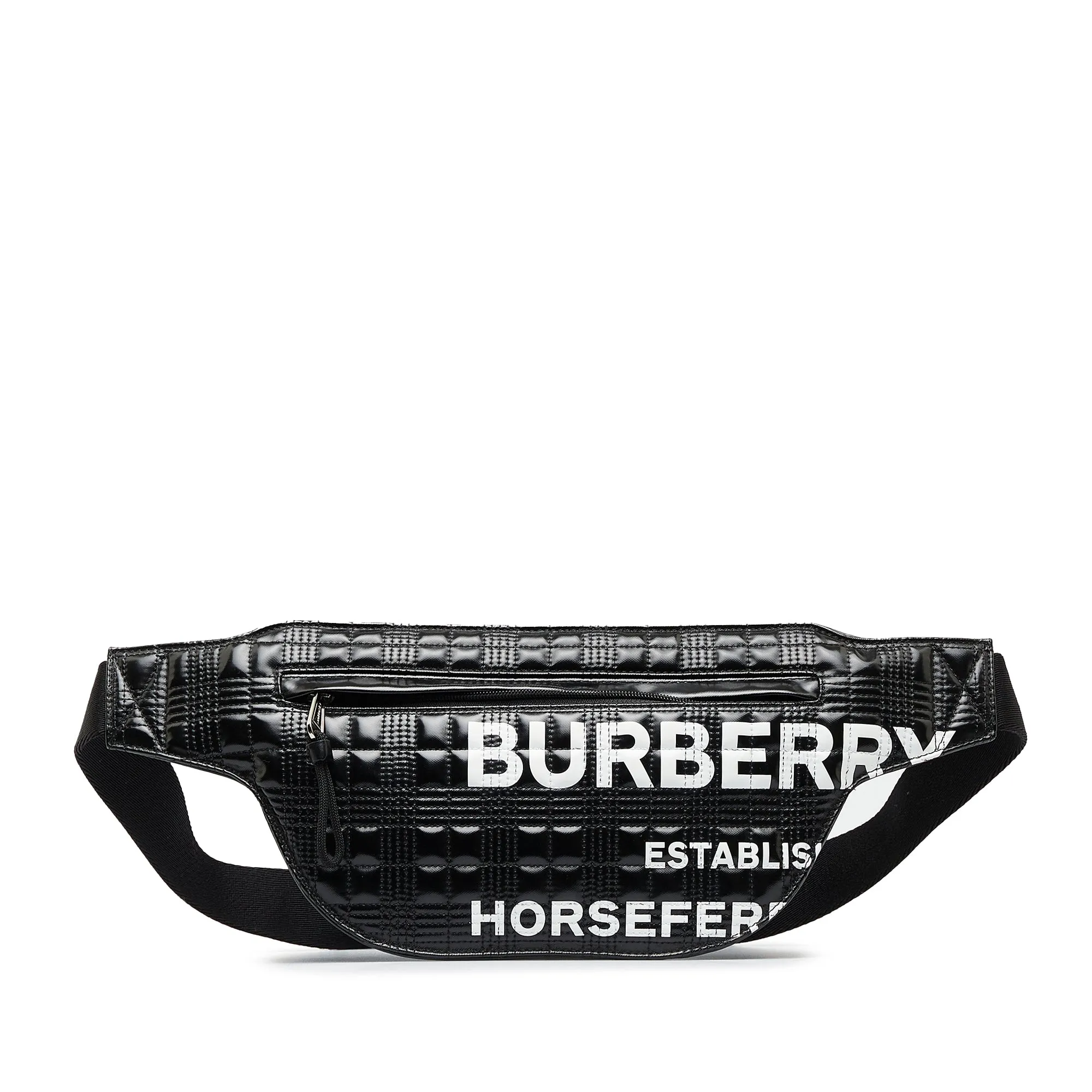 Quilted Horseferry Print Belt Bag
