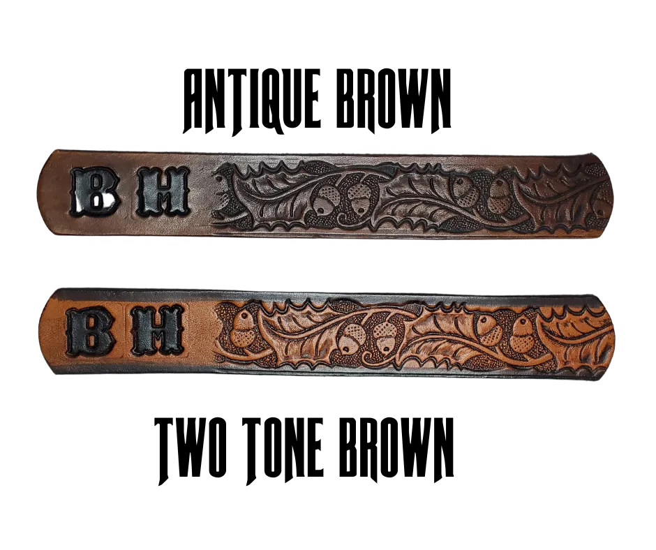"Lil' Oak" Leather KIDS/CHILDRENS Name Belt