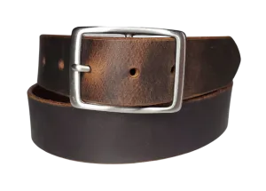 "The Townsend" Viejo Marron Leather Belt