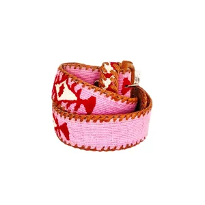 Rancho Belt - Pink & Red