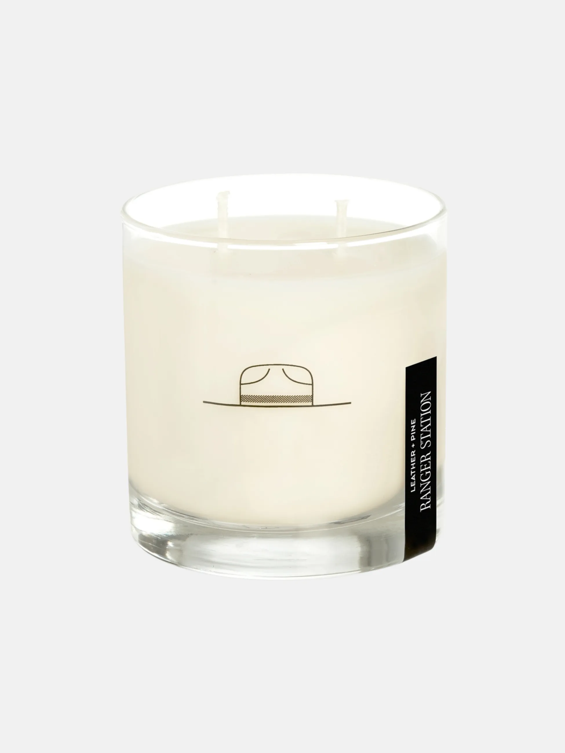 Ranger Station Leather   Pine Candle