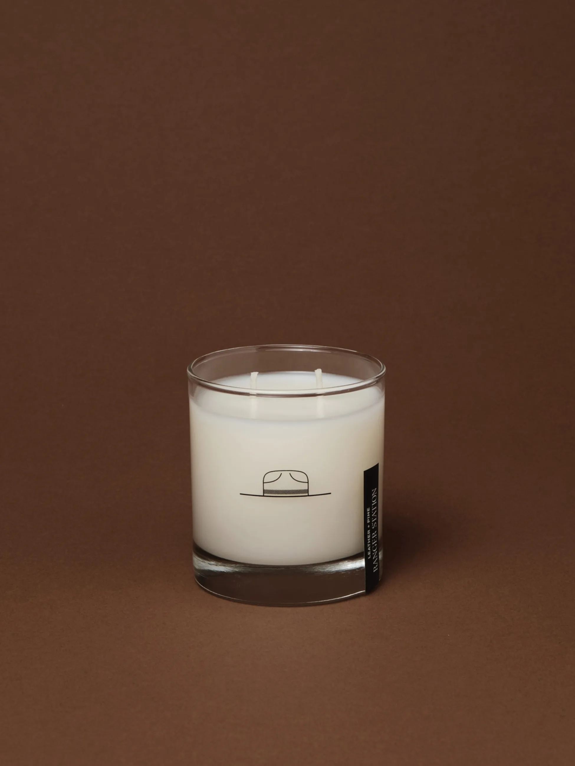 Ranger Station Leather   Pine Candle