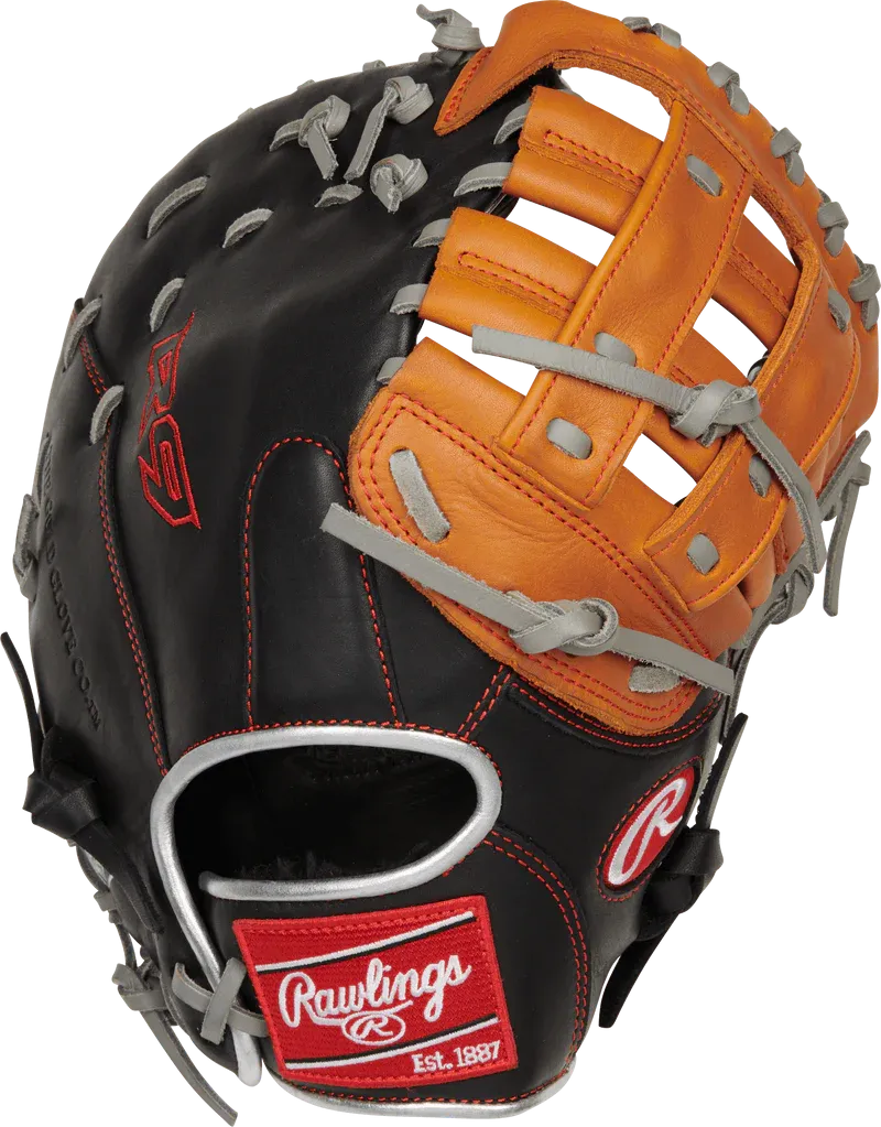 Rawlings R9 Contour 12" R9FMU-17BT Baseball First Base Mitt