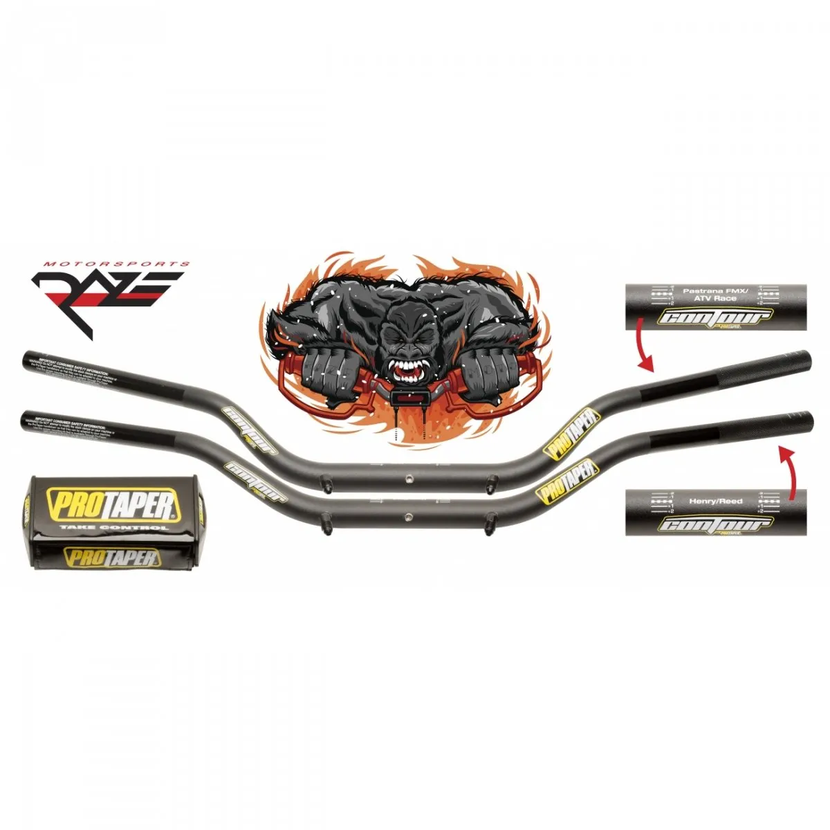 Raze Engine Coolant Heated Handlebars - KTM/Husky 350/450 16-18