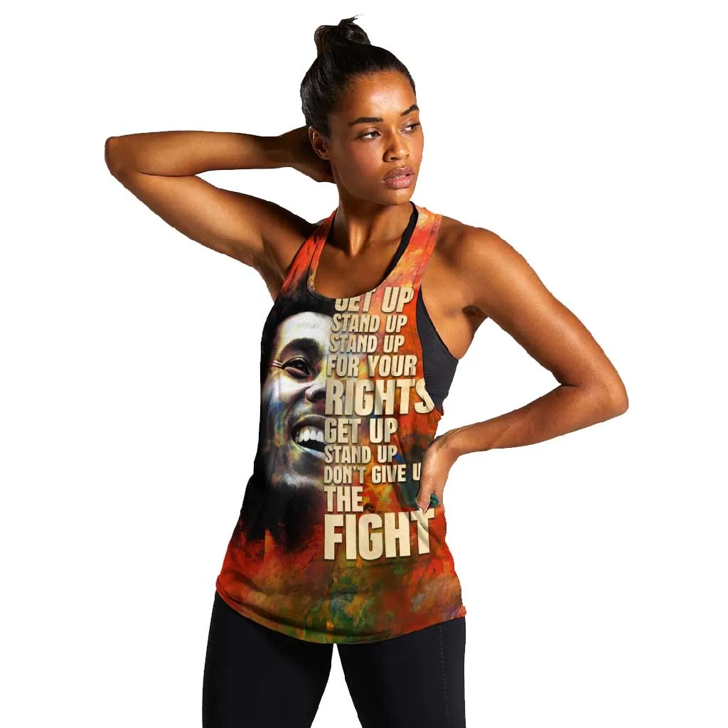Reggae Legend Bob Women Racerback Tank Retro Style DT02