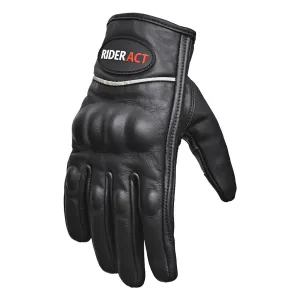 RIDERACT® UNISEX Leather Motorbike Gloves SB1-Pro Motorbike Gloves