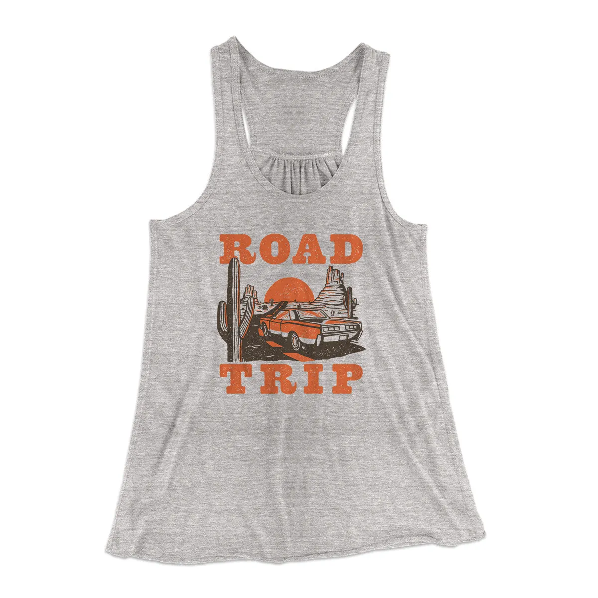 Road Trip Women's Flowey Racerback Tank Top