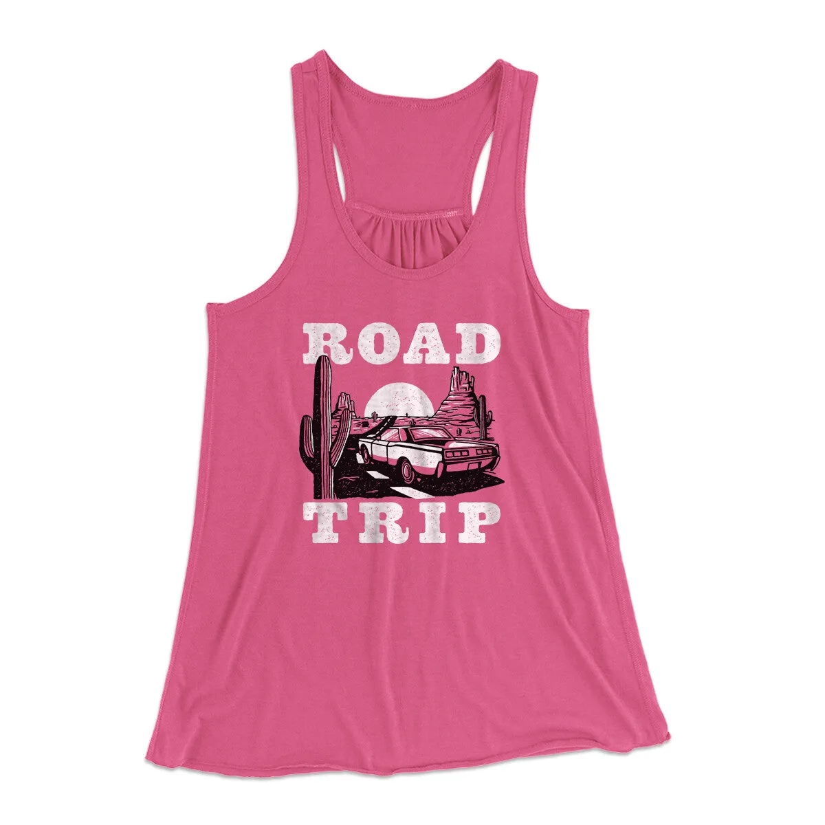 Road Trip Women's Flowey Racerback Tank Top