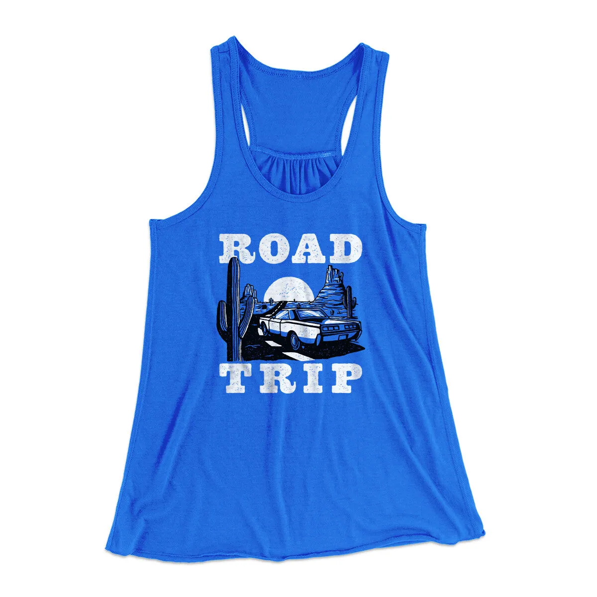 Road Trip Women's Flowey Racerback Tank Top