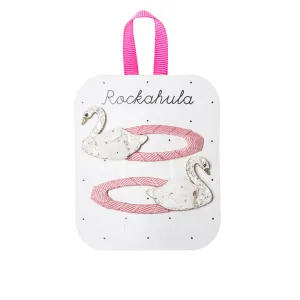Rockahula Swan Glitter Clips