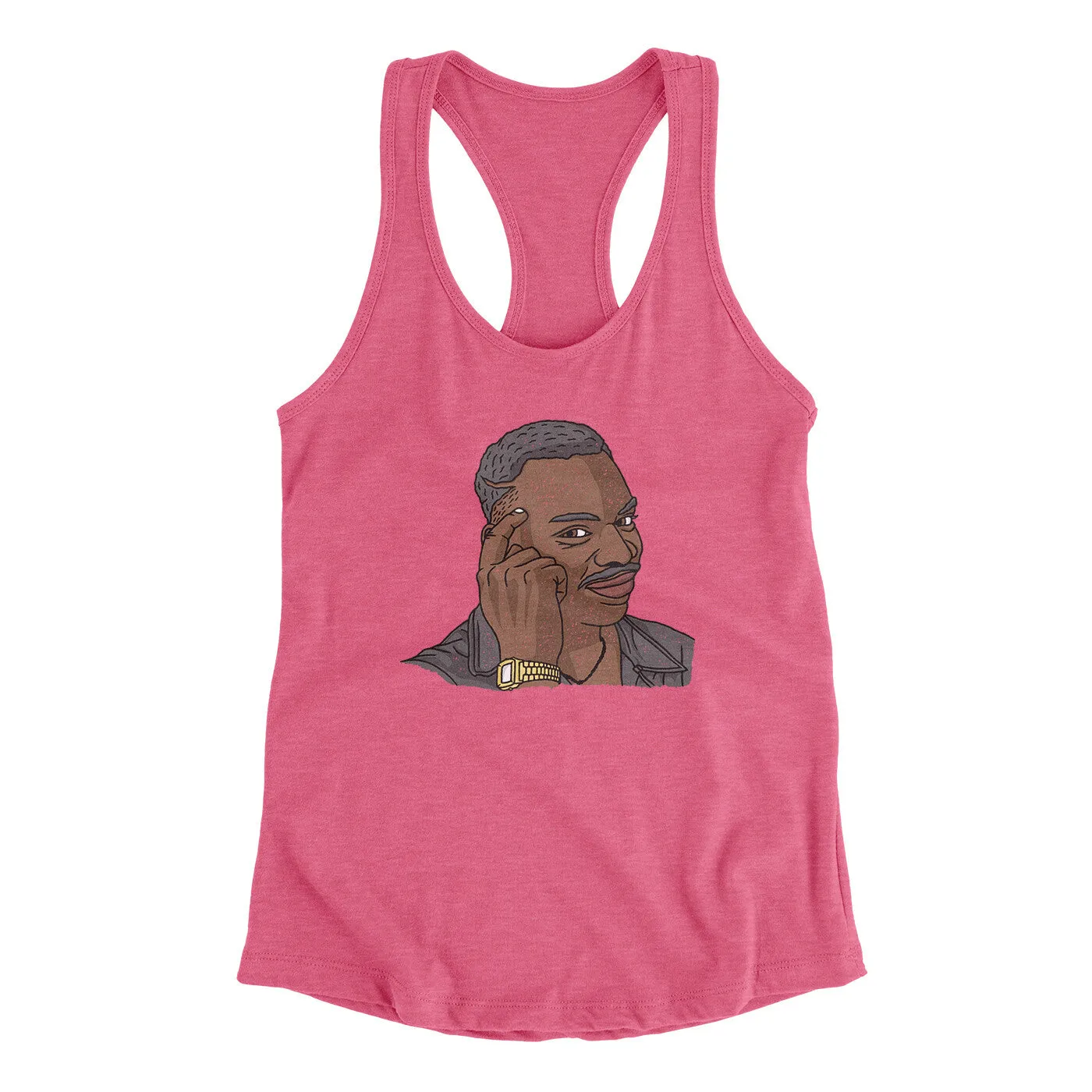 Roll Safe Meme Funny Women's Racerback Tank