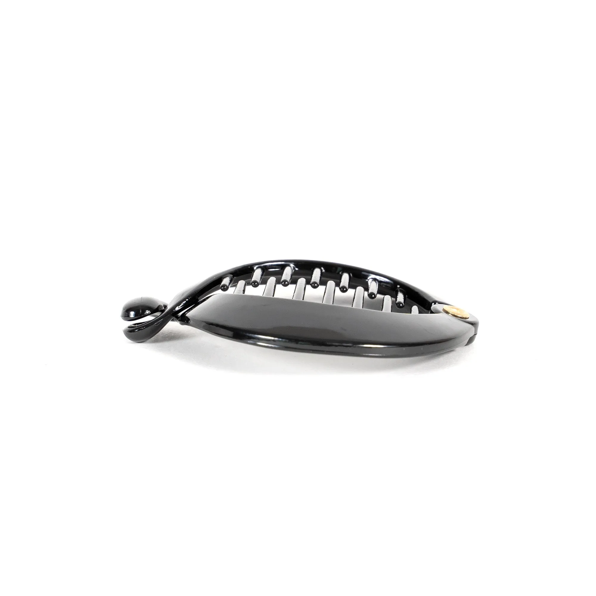 Round Black Banana Hair Clip