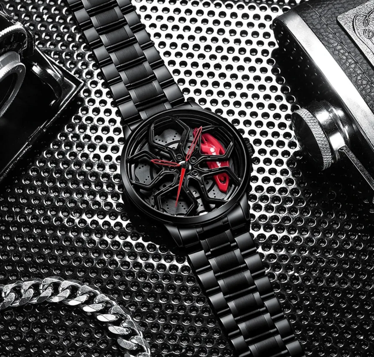 RS8 Whyl - The Alloy Wheel Watch with Stainless Steel Strap