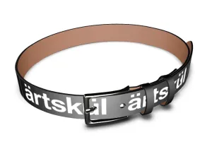 ärtskül black leather belt