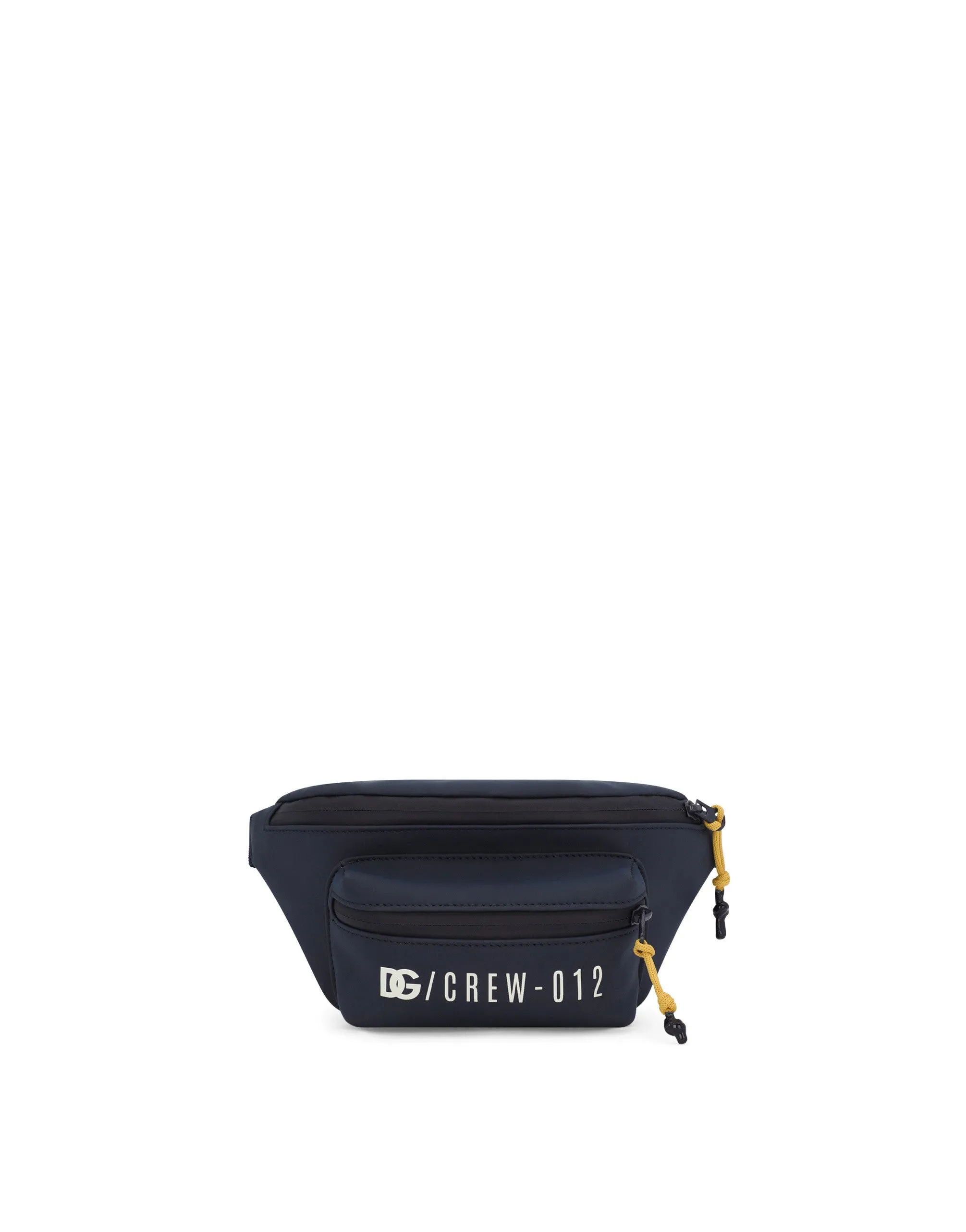 Rubberized technical fabric belt bag