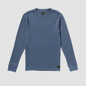 RVCA Day Shift Thermal Longsleeve T-Shirt Vintage Navy