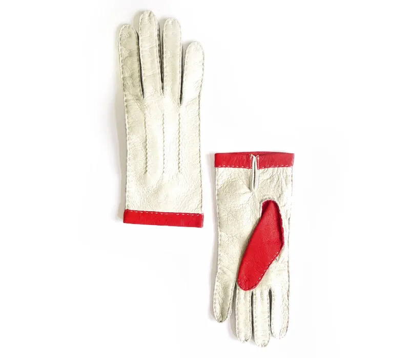 Sabrina - Peccary leather gloves - women