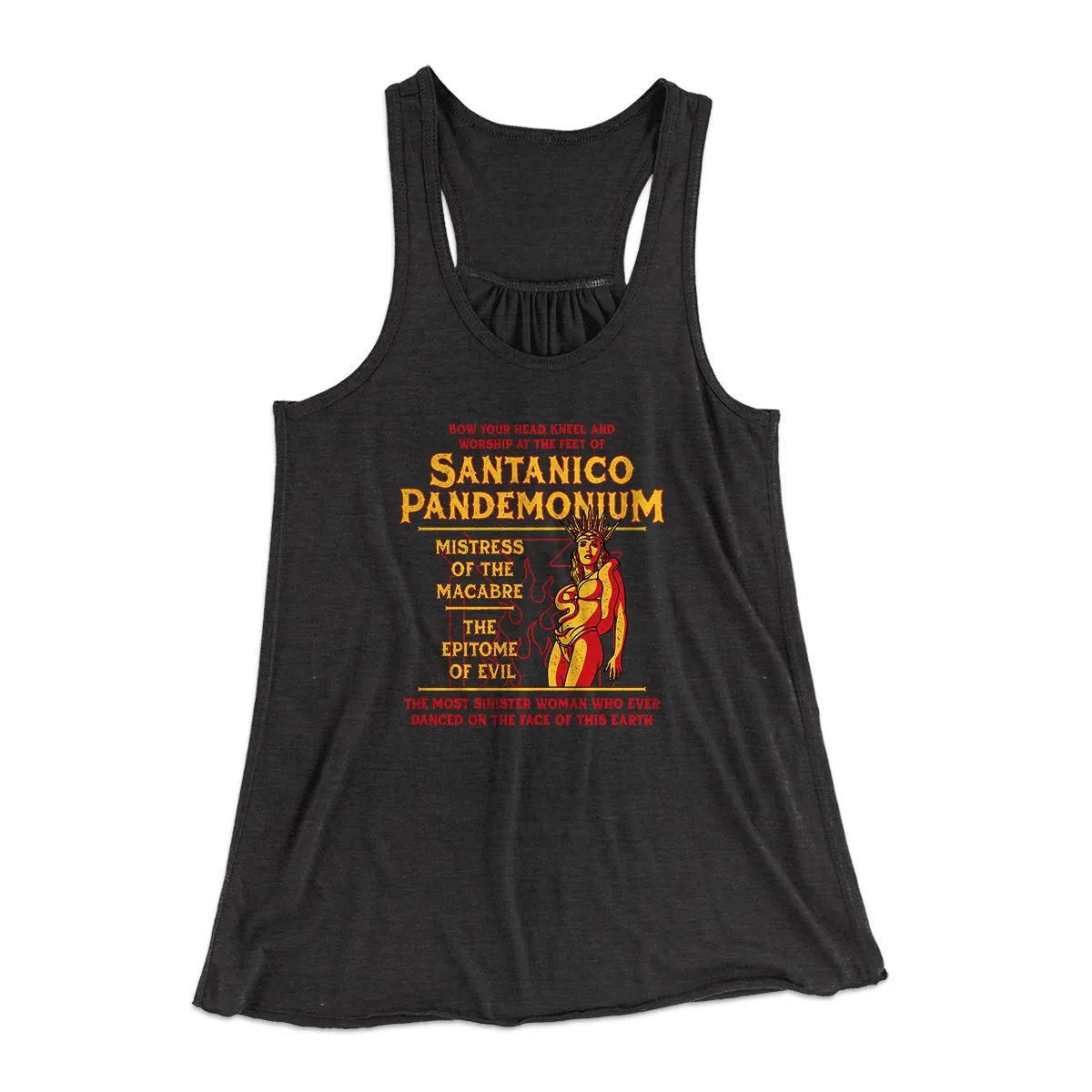 Santanico Pandemonium Women's Flowey Racerback Tank Top