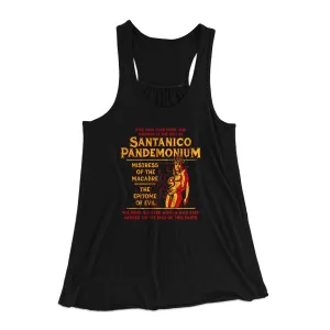 Santanico Pandemonium Women's Flowey Racerback Tank Top