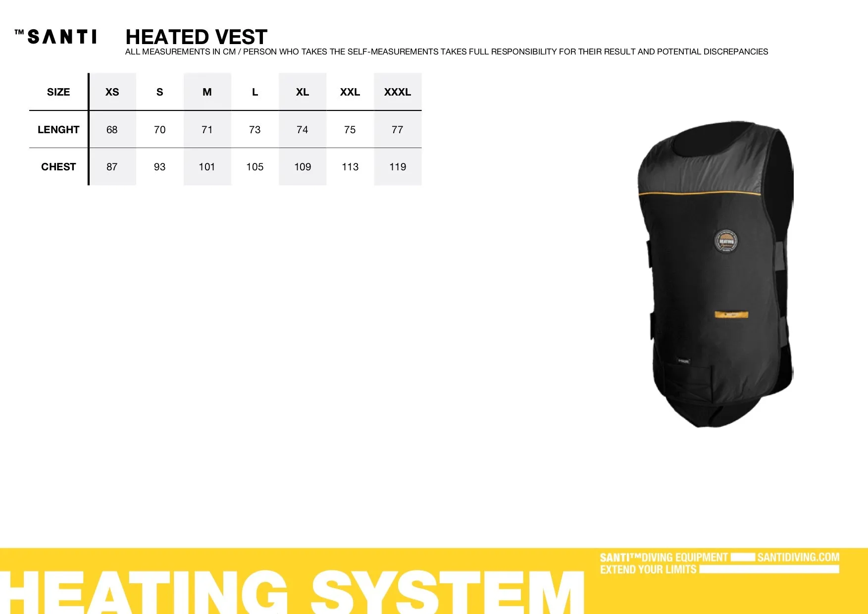 Santi Heated Vest Flex 2.0