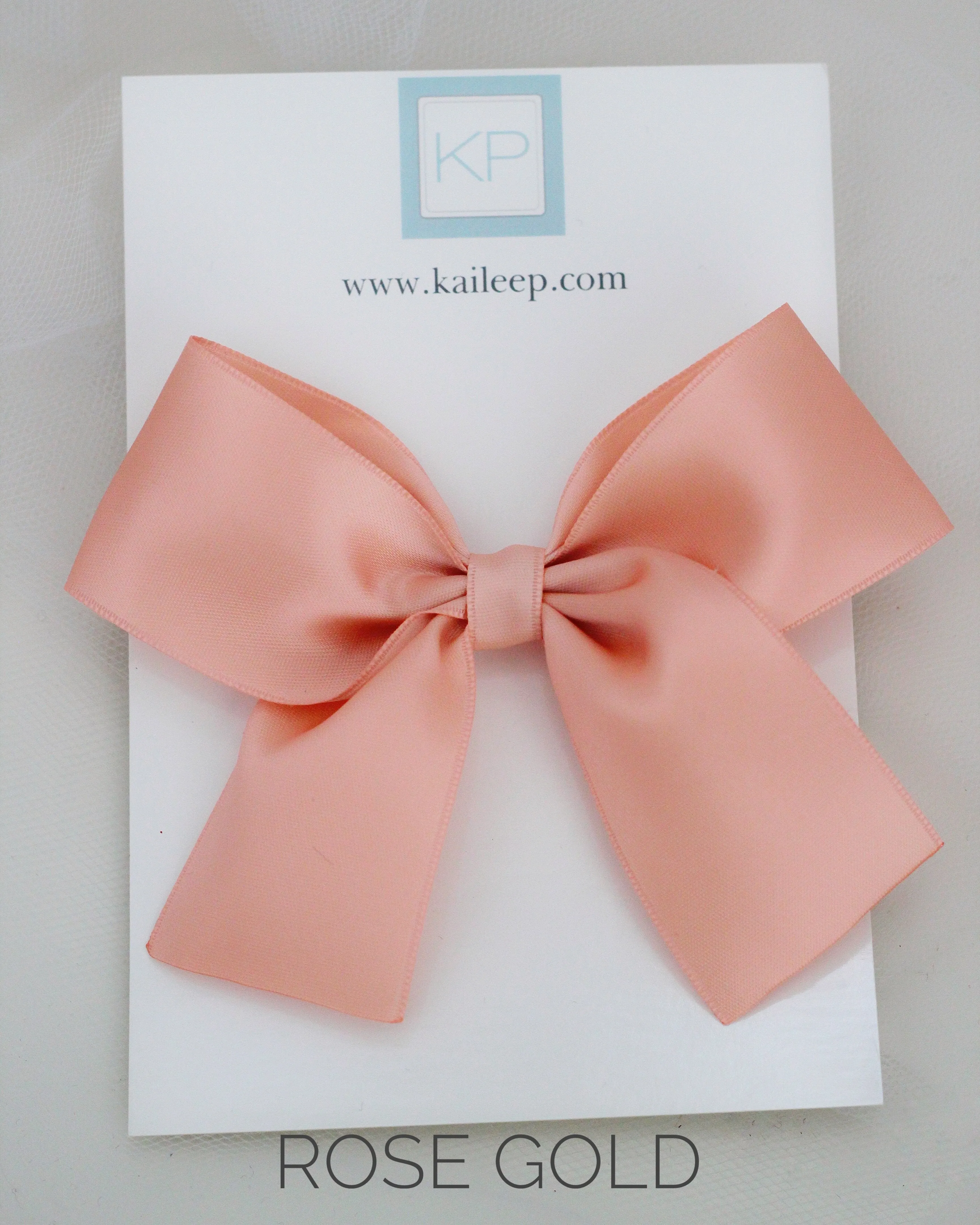 Satin Bow Hair Clips for Girls