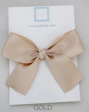 Satin Bow Hair Clips for Girls