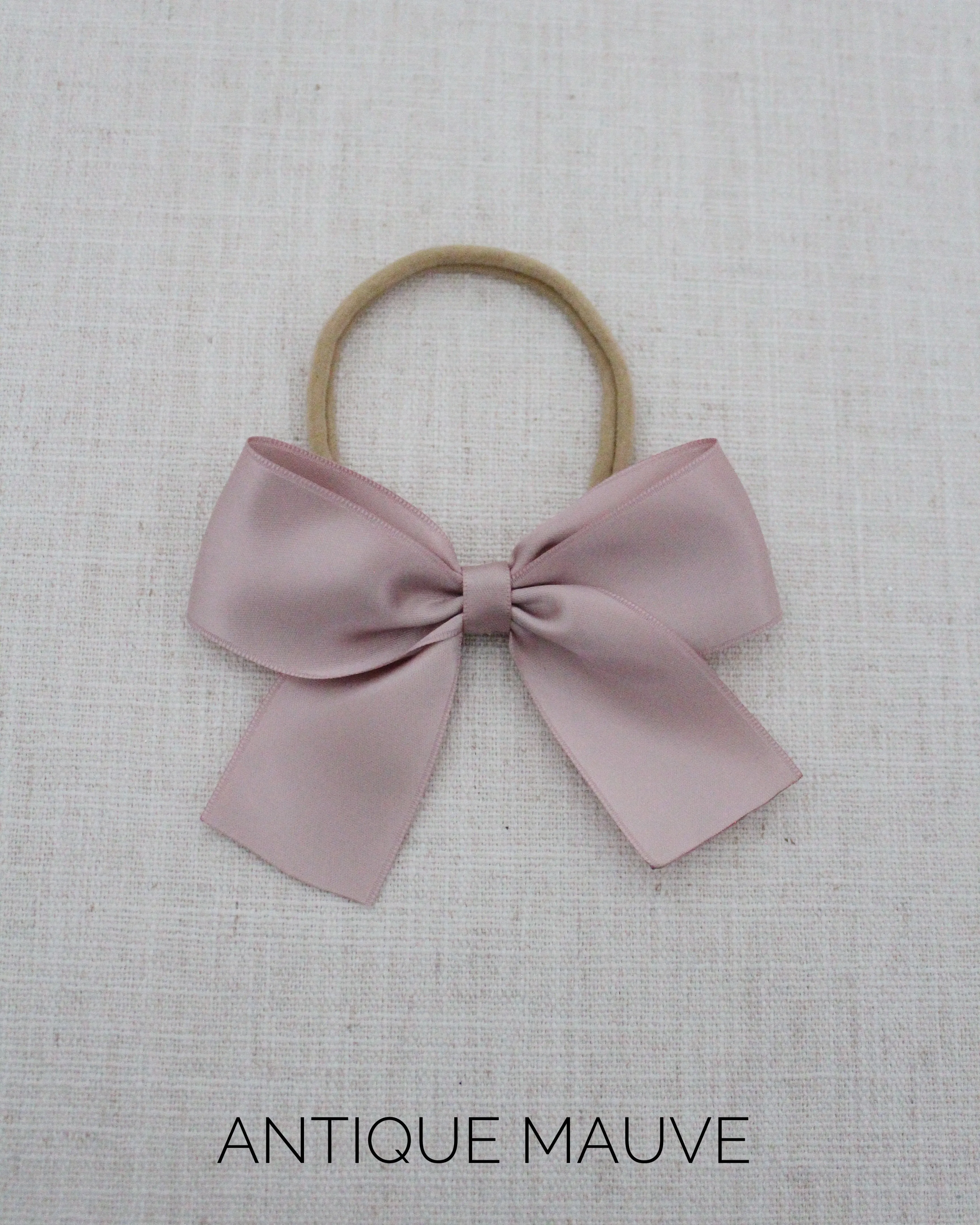 Satin Bow Hair Clips for Girls