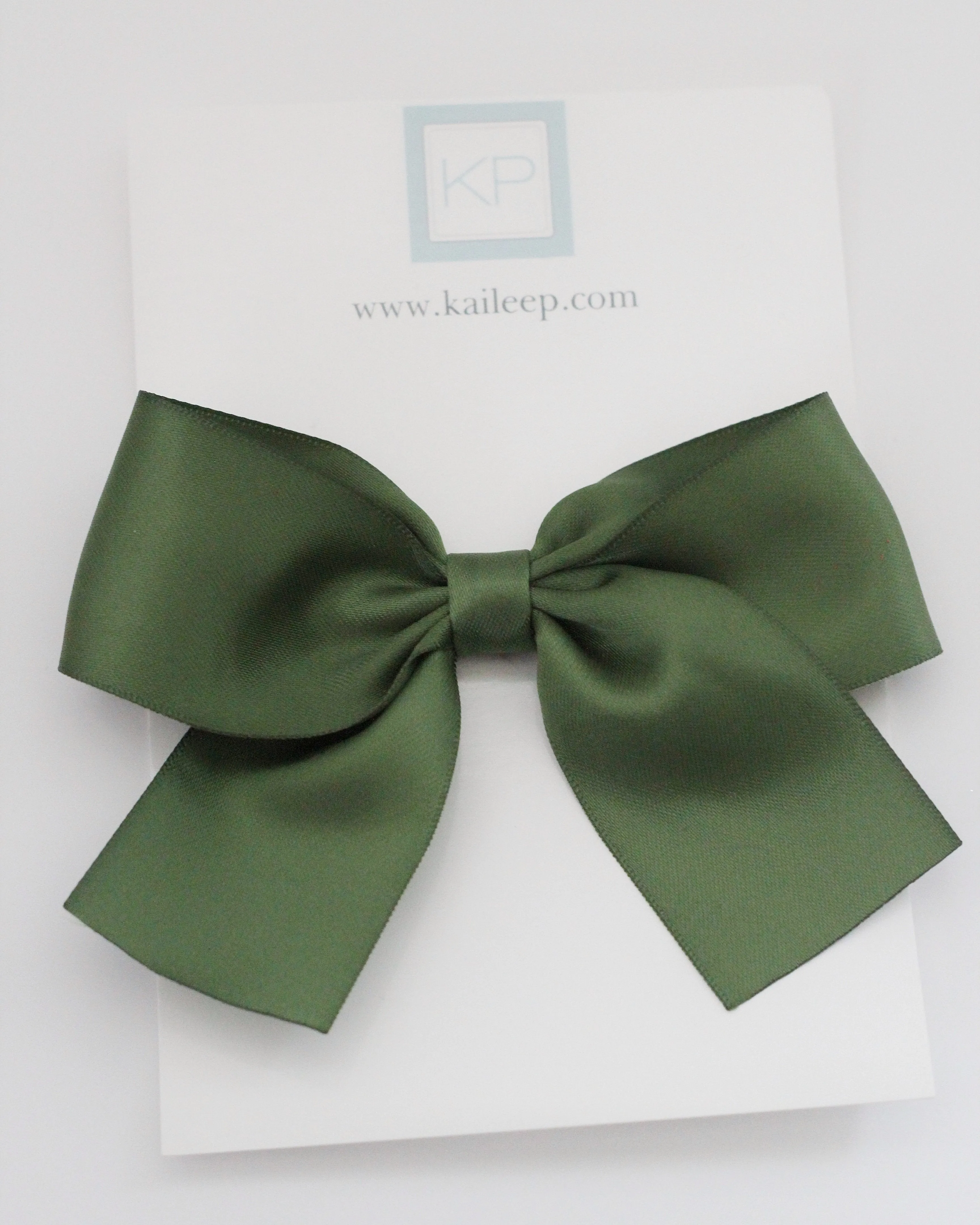 Satin Bow Hair Clips for Girls