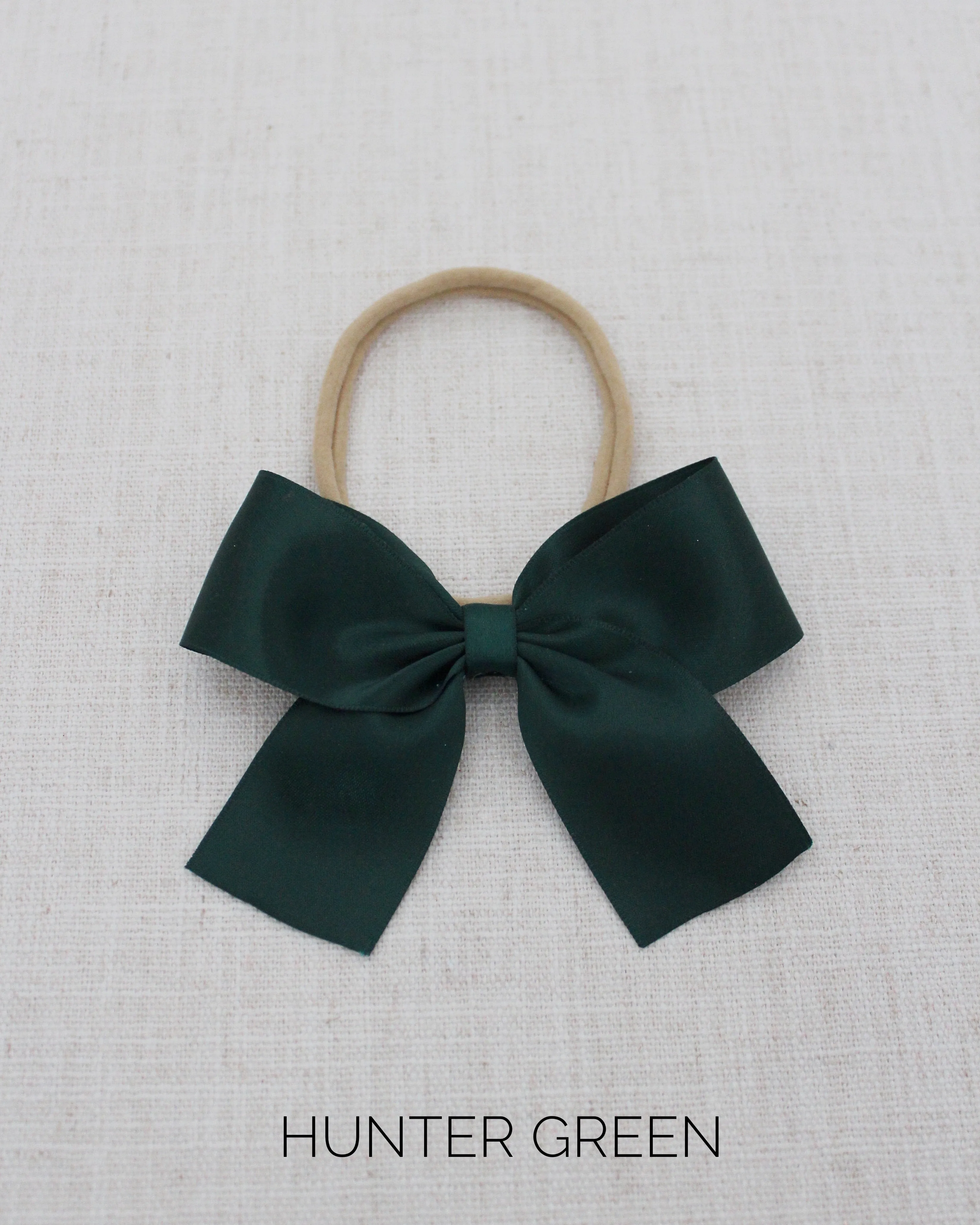 Satin Bow Hair Clips for Girls