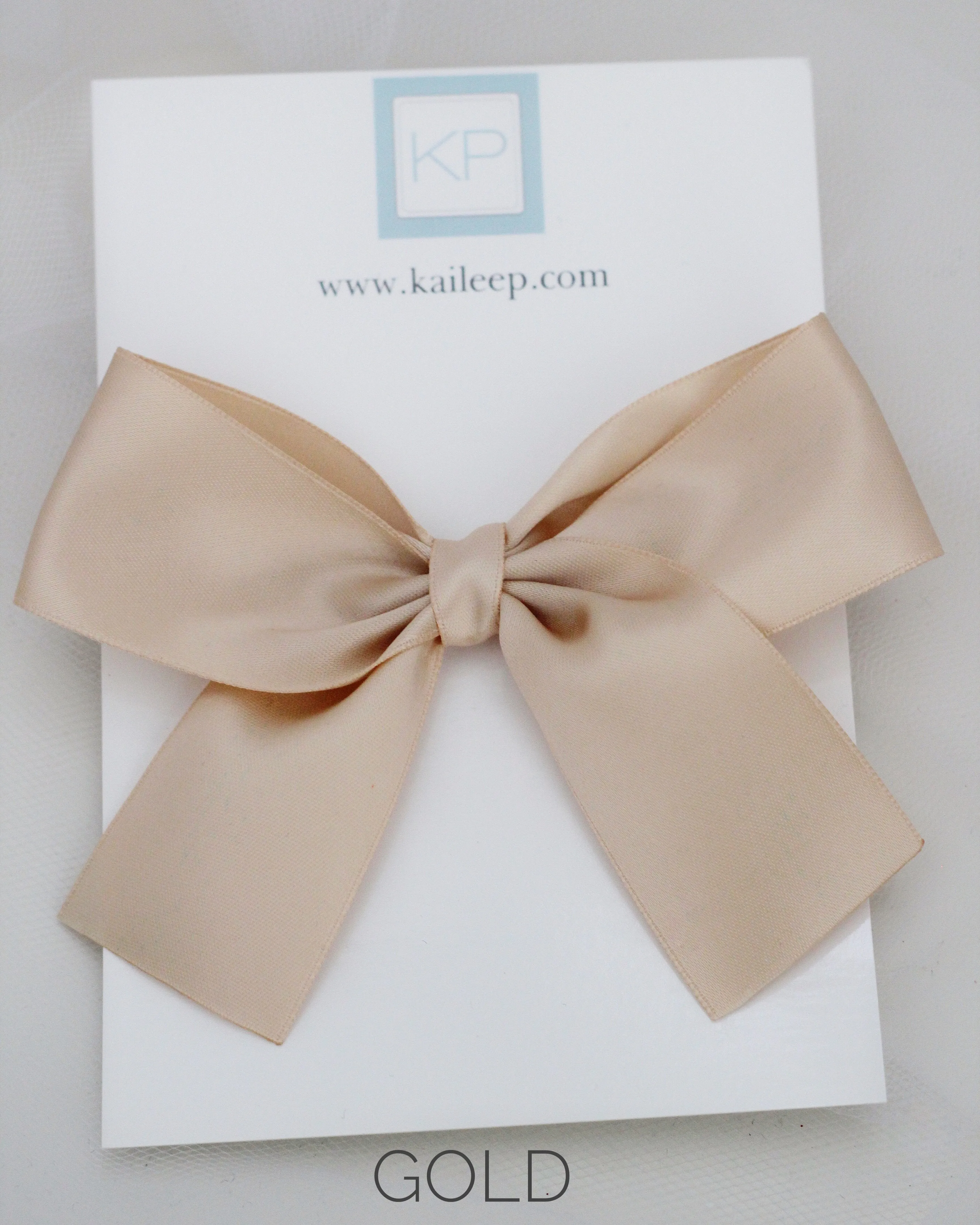 Satin Bow Hair Clips for Girls