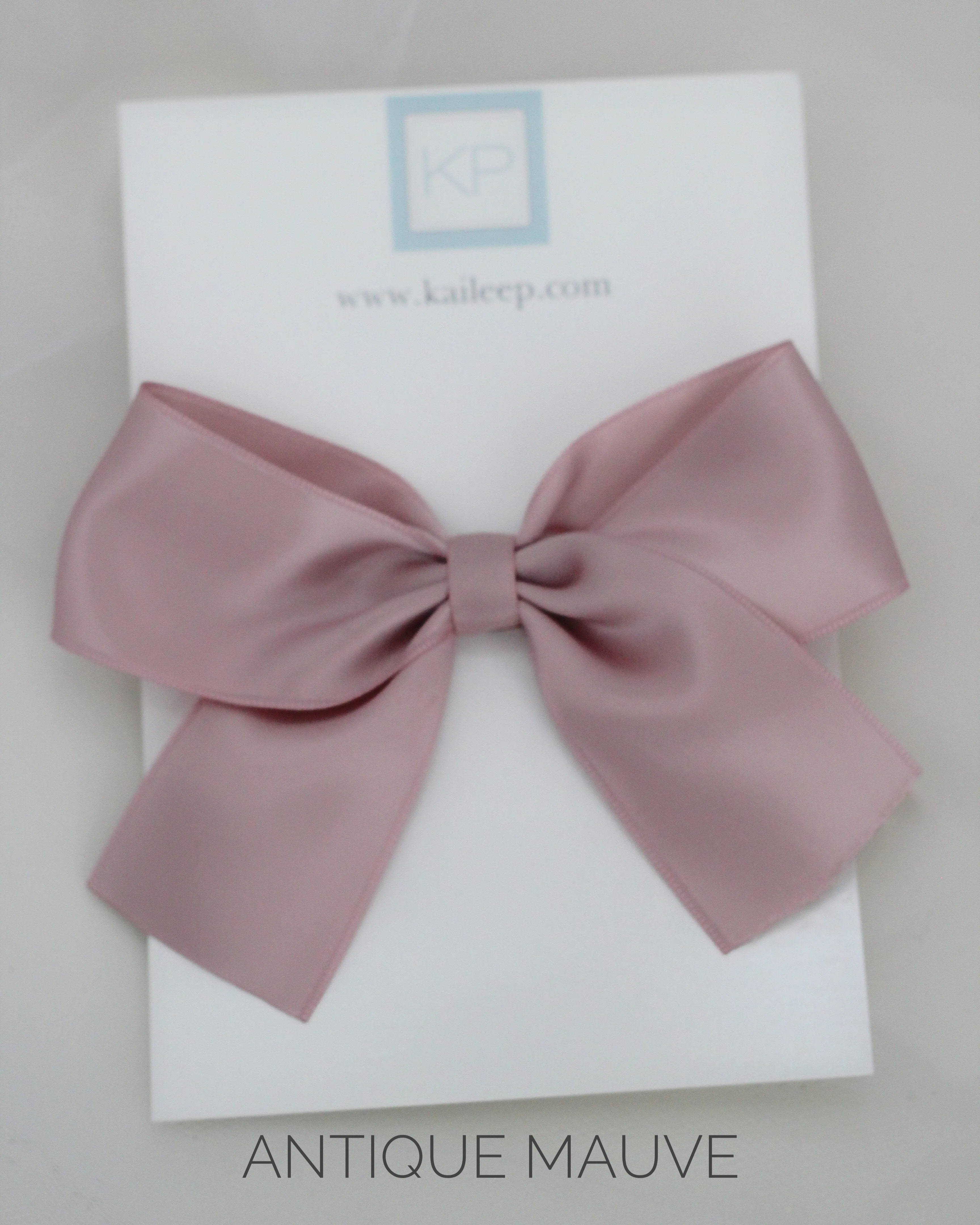 Satin Bow Hair Clips for Girls