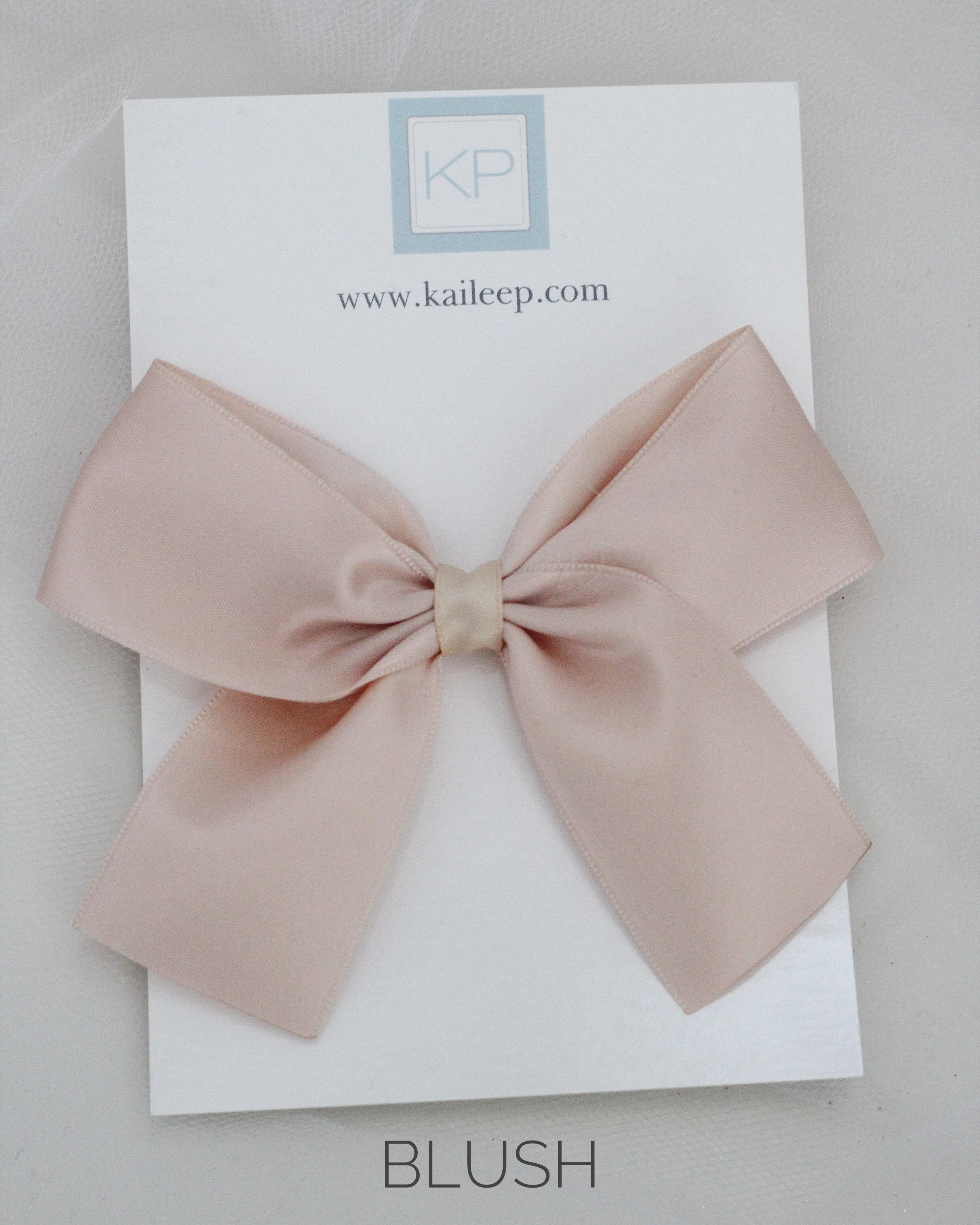 Satin Bow Hair Clips for Girls