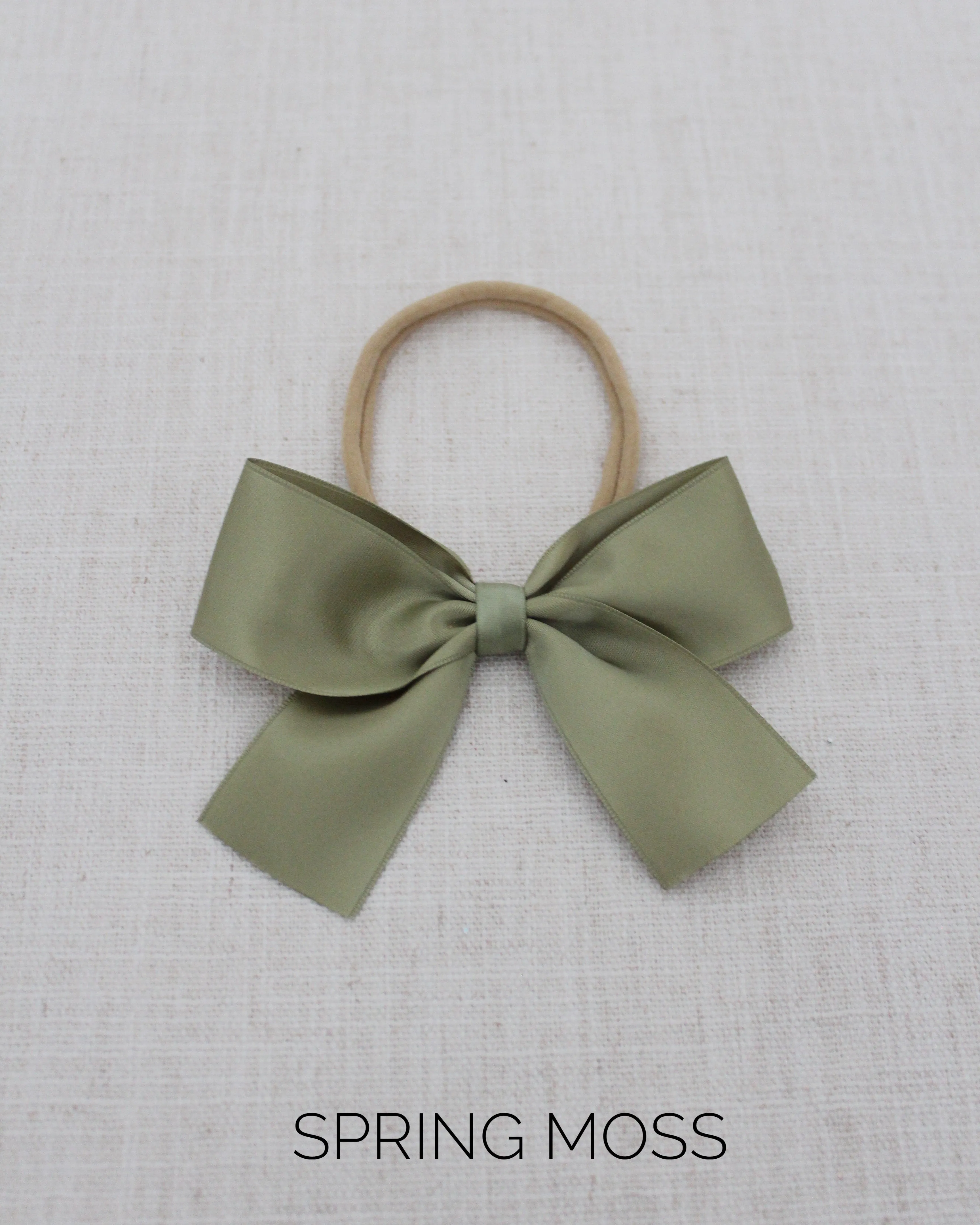 Satin Bow Hair Clips for Girls