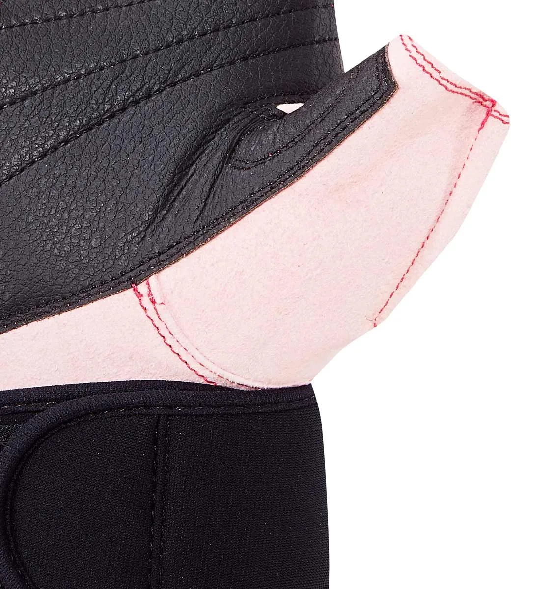 Schiek Women's Platinum Series "Gel" Weight Lifting Gloves with Wrist Wraps - Pink