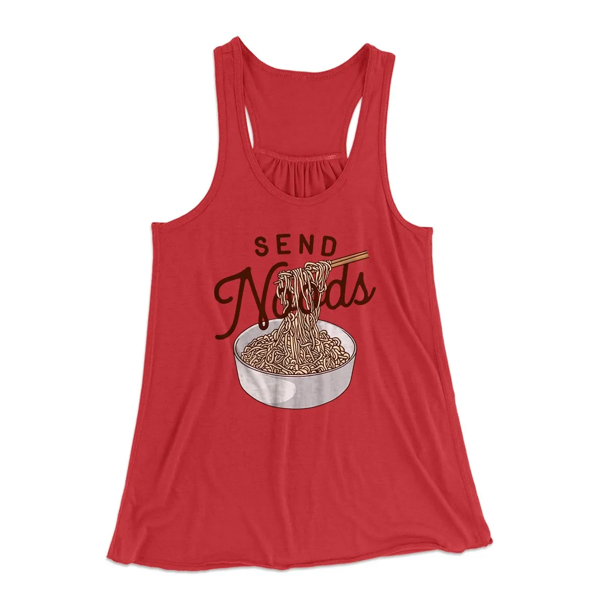 Send Noods Funny Women's Flowey Tank Top