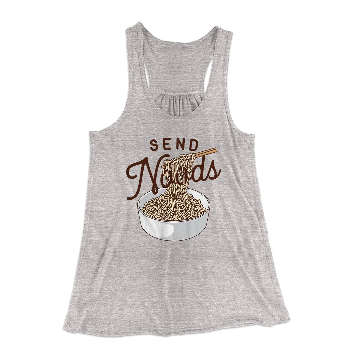 Send Noods Funny Women's Flowey Tank Top
