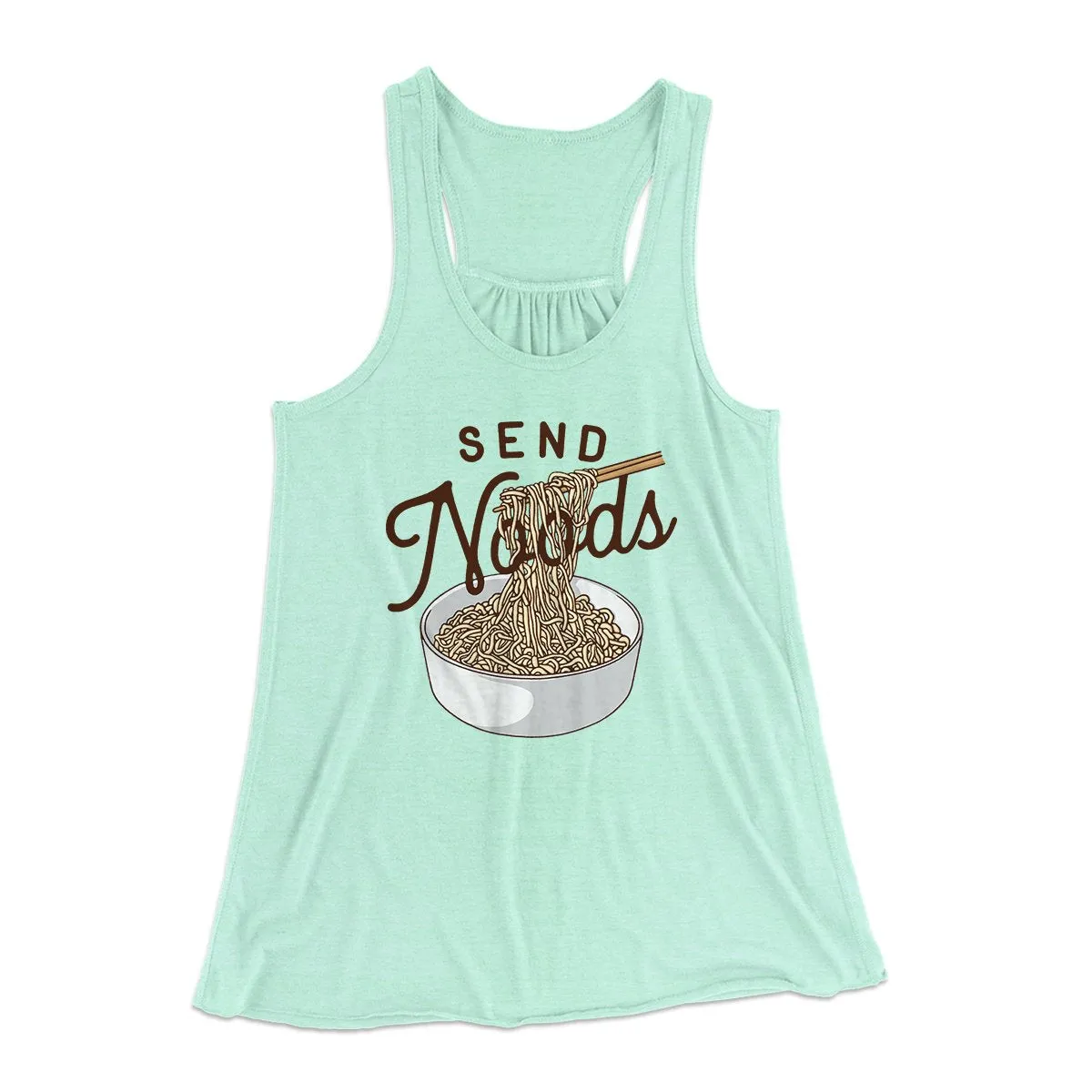 Send Noods Funny Women's Flowey Tank Top