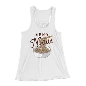 Send Noods Funny Women's Flowey Tank Top