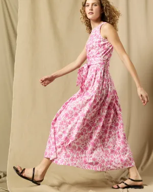 Serena Dress - Pink Mono Muse Liberty Fabric