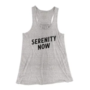 Serenity Now Women's Flowey Racerback Tank Top
