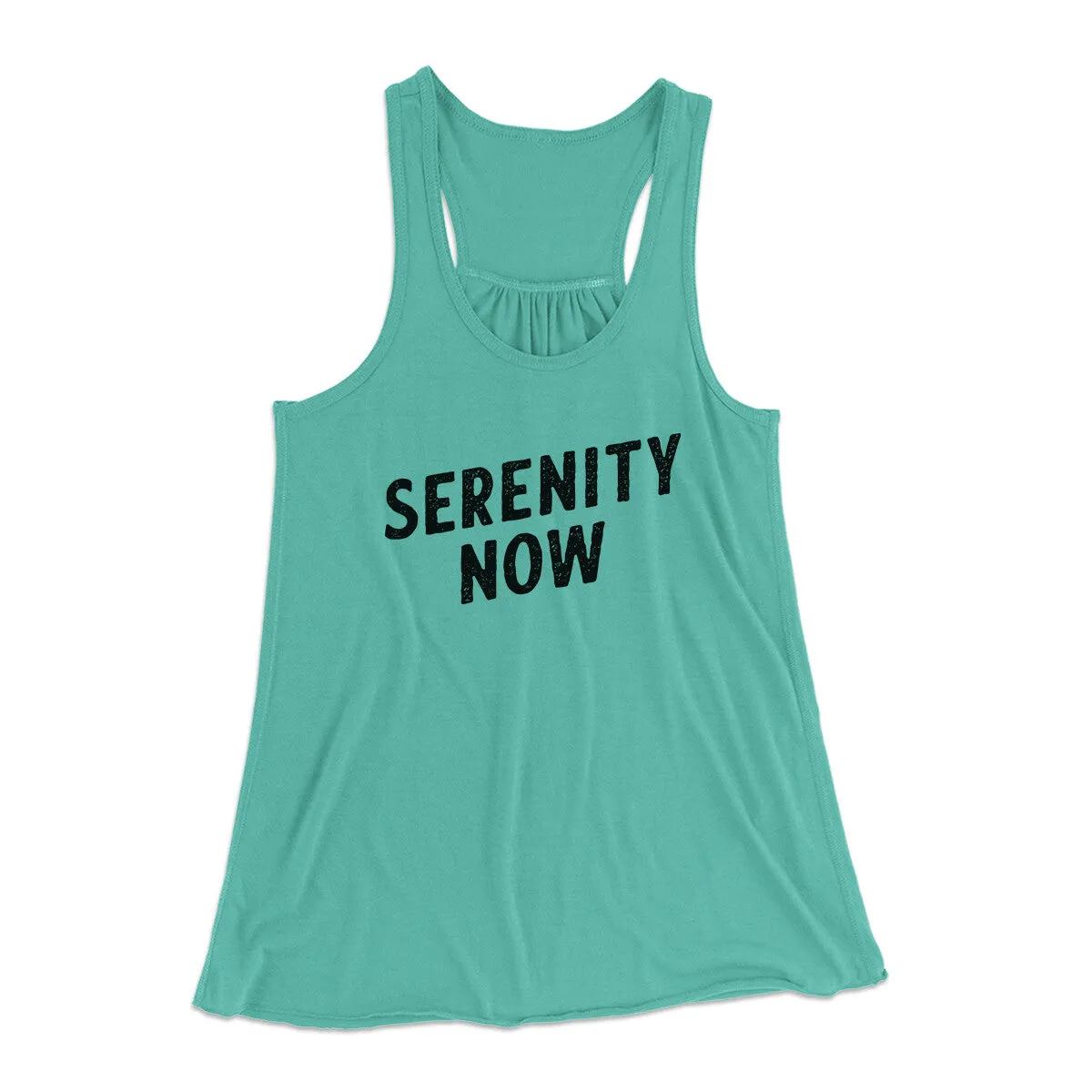 Serenity Now Women's Flowey Racerback Tank Top