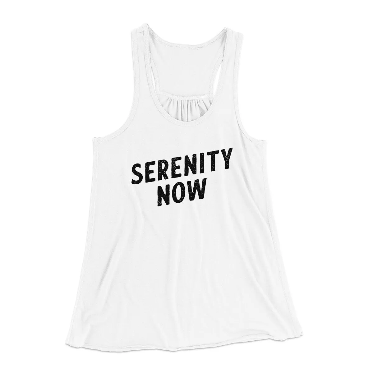Serenity Now Women's Flowey Racerback Tank Top