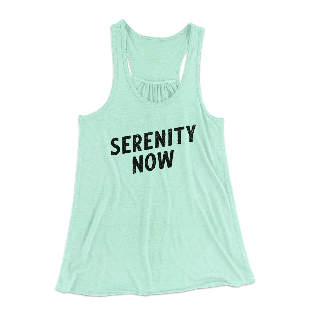 Serenity Now Women's Flowey Racerback Tank Top
