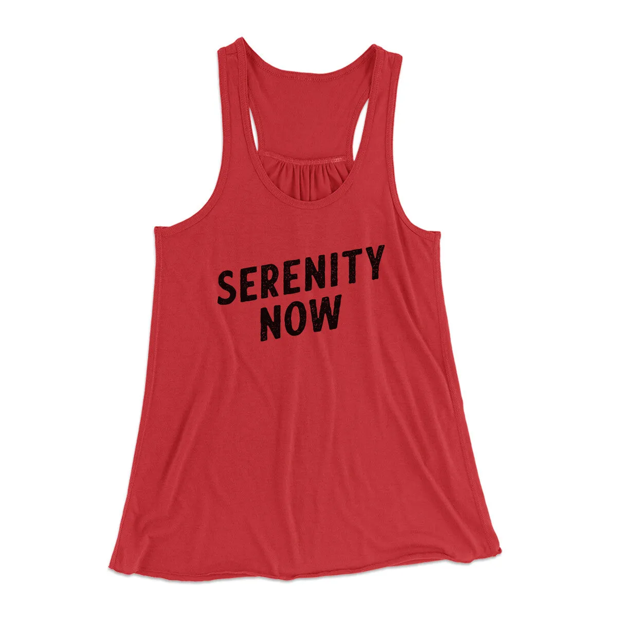 Serenity Now Women's Flowey Racerback Tank Top