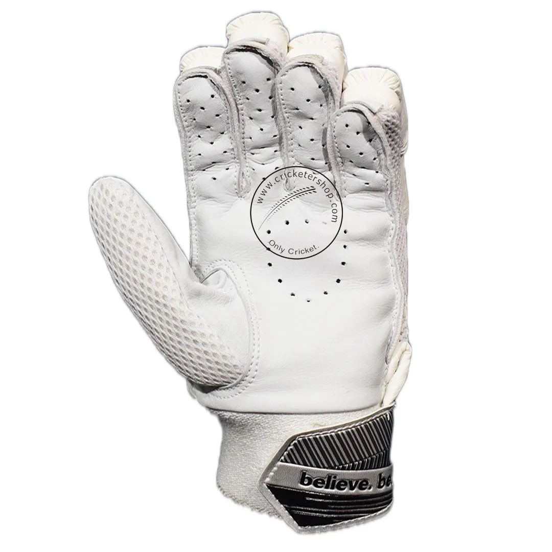SG Litevate White Cricket Batting Gloves