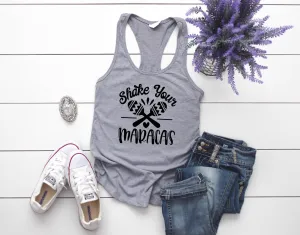 Shake your Maracas Racer back tank | Southern Sugar Studio