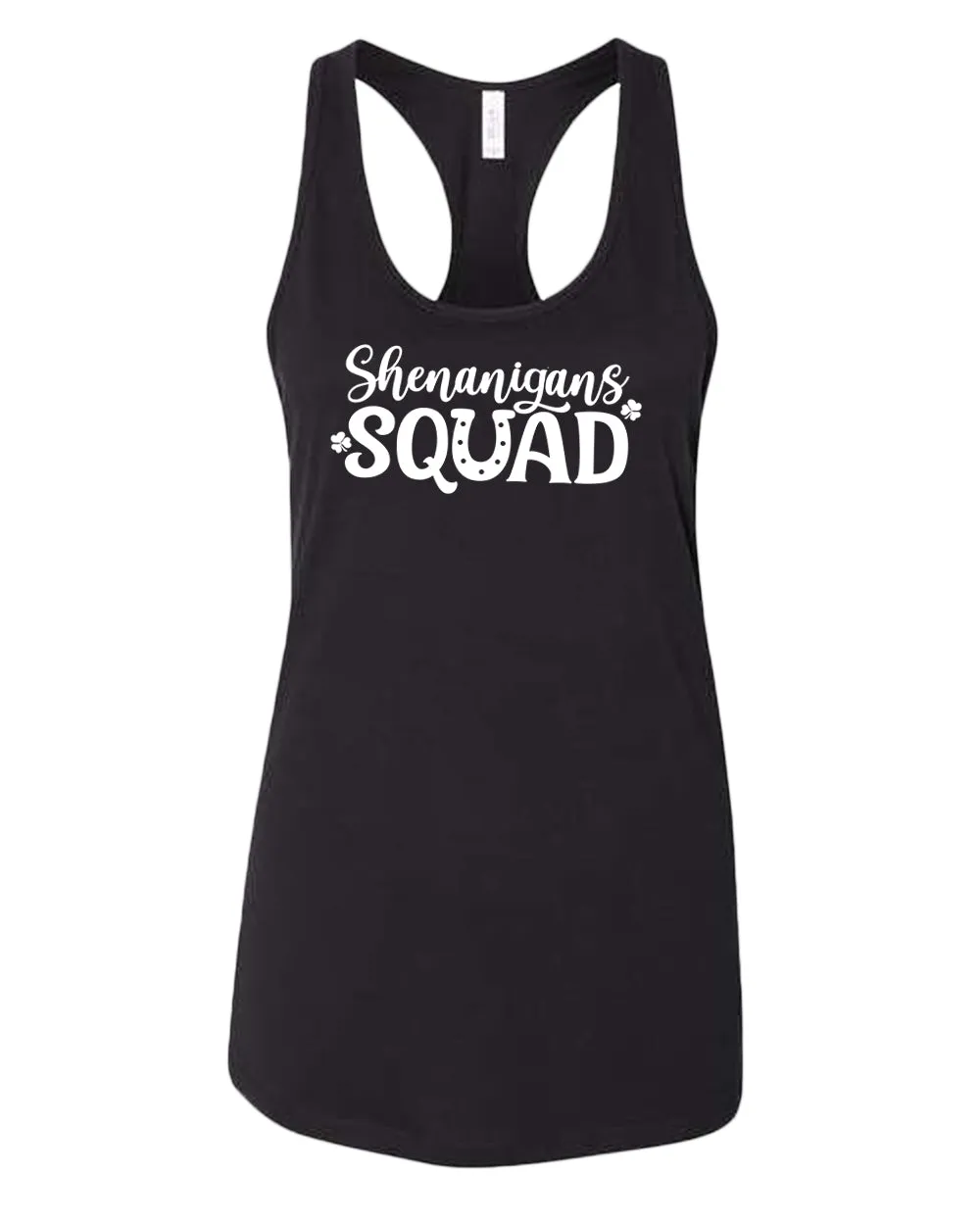 Shamrock Squad tank top women racerback st patrick's day tank top