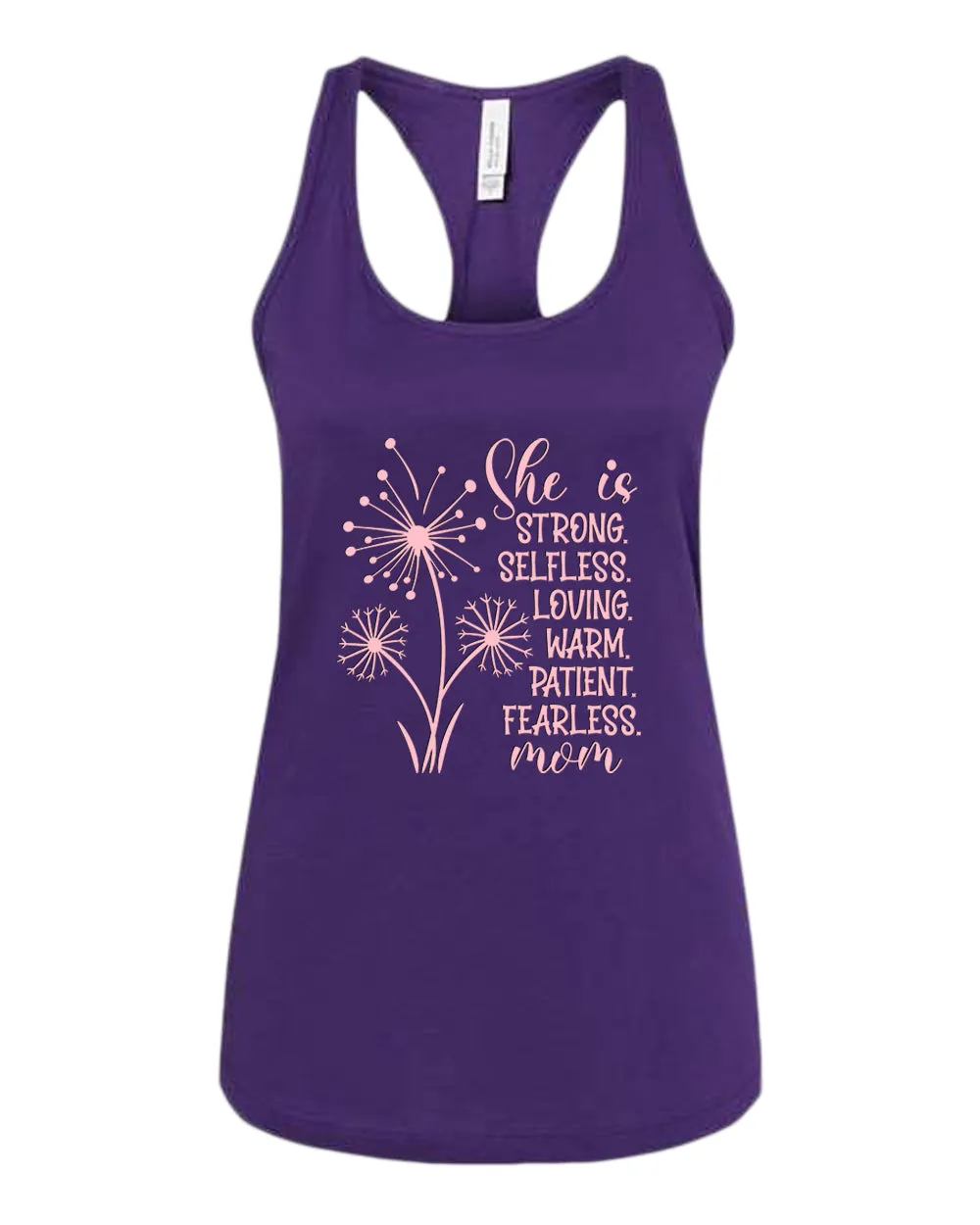She is strong, selfless, loving mom tank top