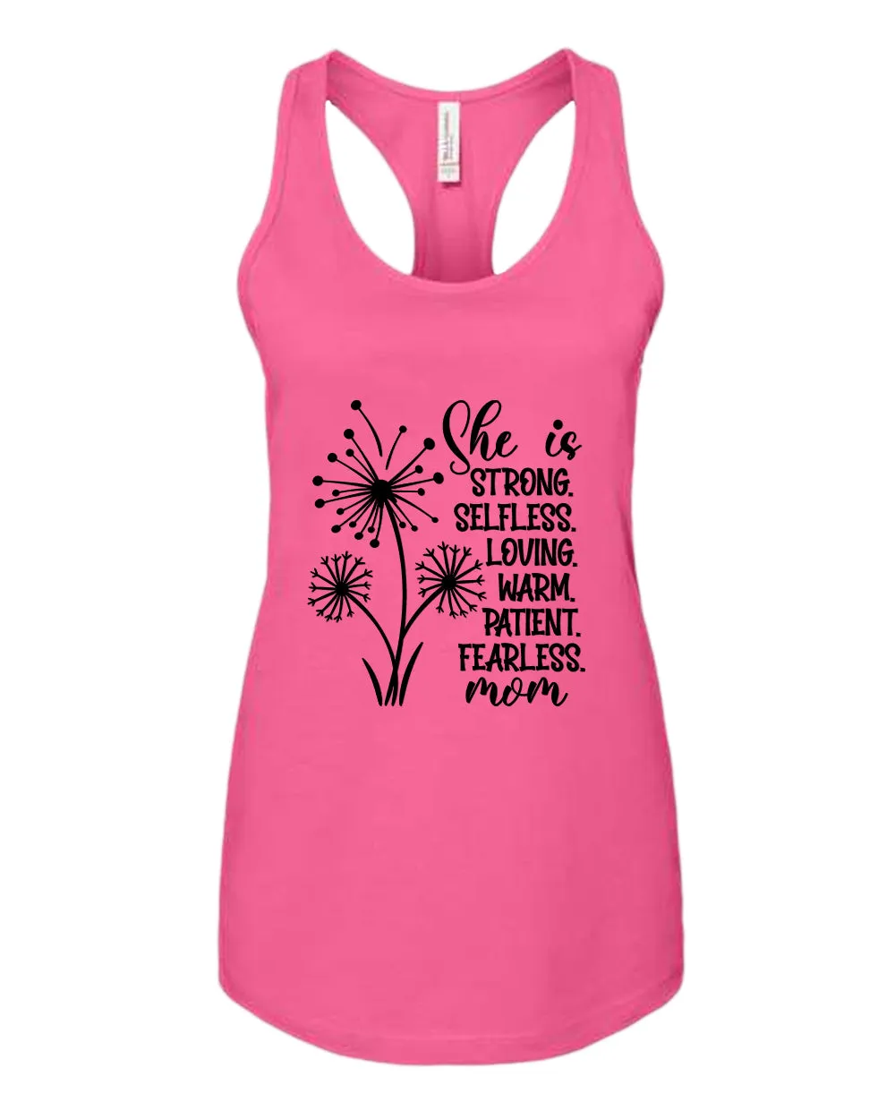 She is strong, selfless, loving mom tank top