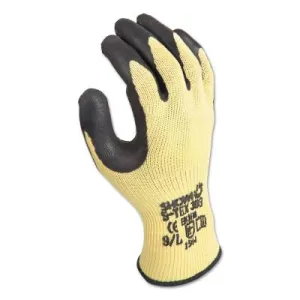 SHOWA® Nitrile, Double Coated Cut Resistant Glove, Size 2XL, 4 ANSI/ISEA Cut Level, Black, Blue, S-TEX376XXL-10